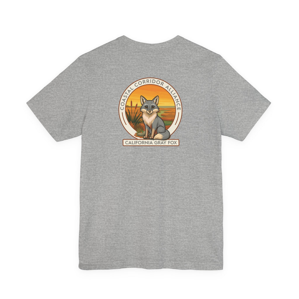 Gray Fox | Light Knit Jersey Tee | Unisex