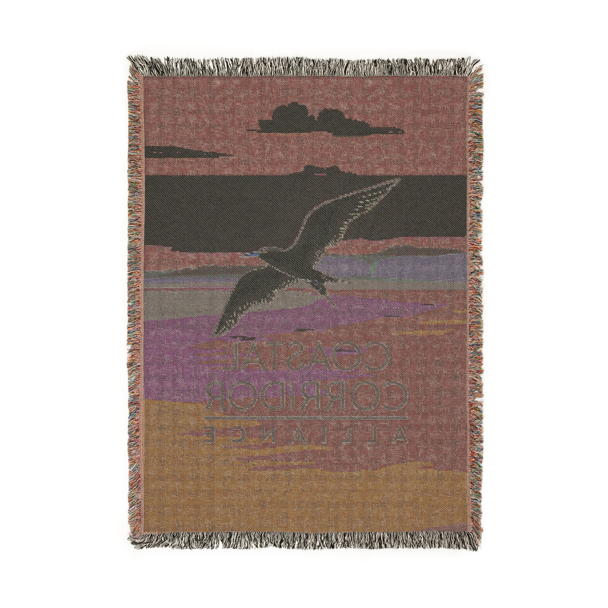 Coastal Corridor Woven Lap Blanket / Throw | 52"x37"