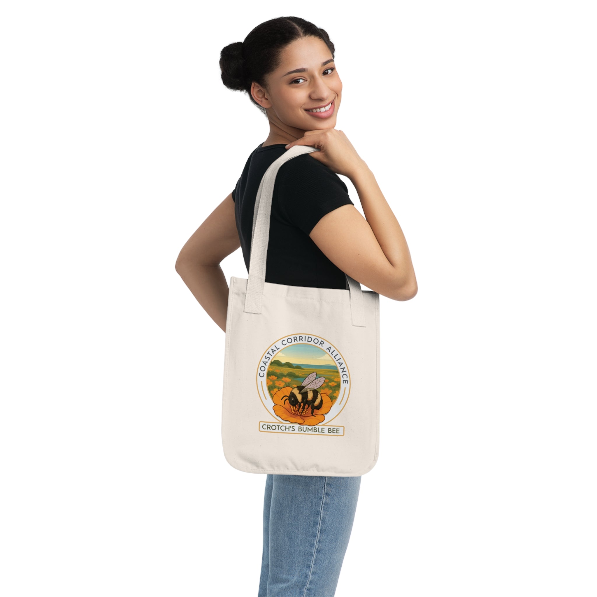 Tote Bag | Crotch's Bumble Bee | Organic Canvas Tote