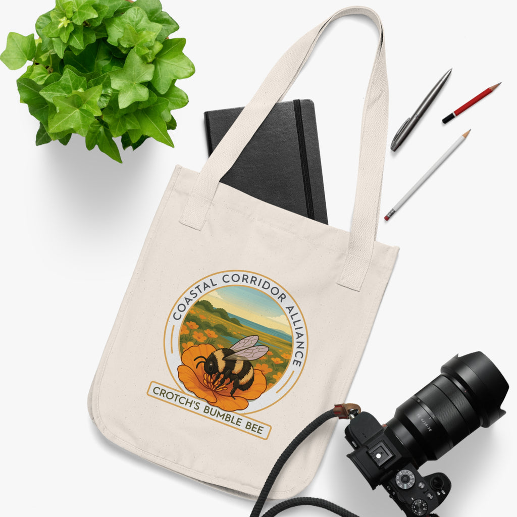 Tote Bag | Crotch's Bumble Bee | Organic Canvas Tote